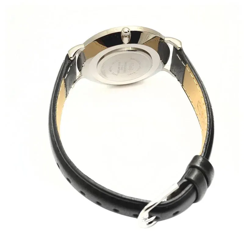 Q&Q Japan Quartz White Dial Leather Strap Men's Watch- Q974J301Y